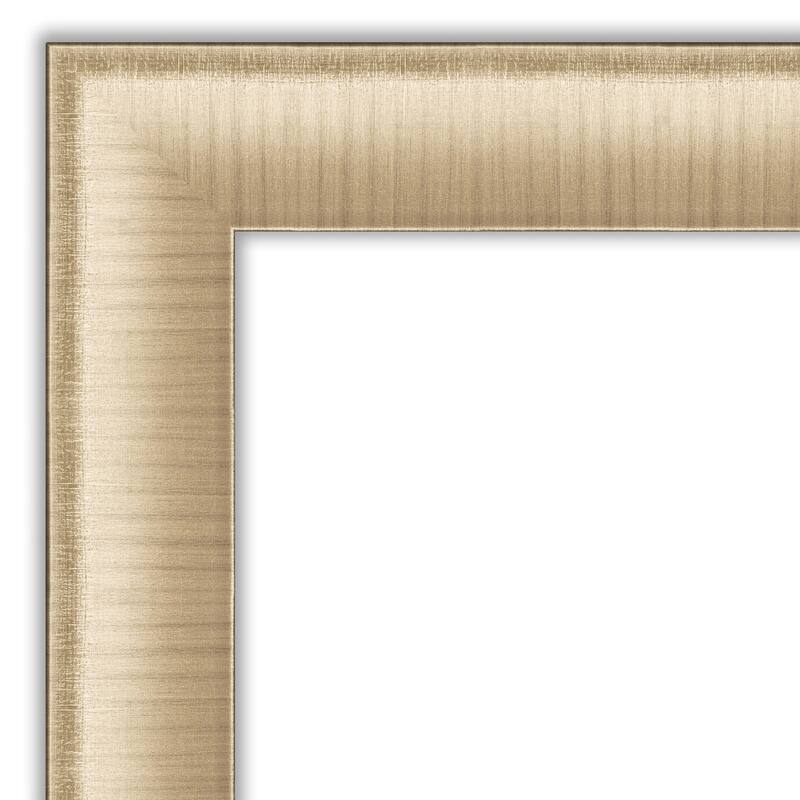 Elegant Brushed Framed Natural Corkboard Bulletin Board