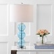 preview thumbnail 33 of 63, JONATHAN Y Ella 27" Glass Triple-Sphere LED Table Lamp, Mercury Silver/Chrome (Set of 2)