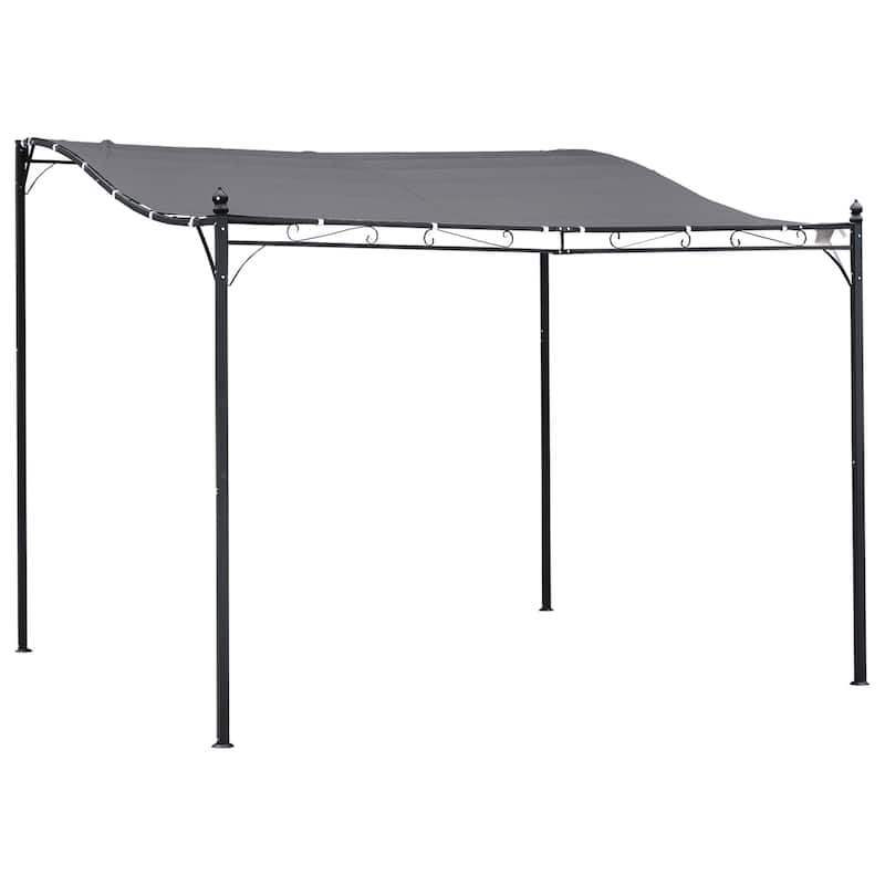 Outsunny Steel Outdoor Pergola Patio Canopy