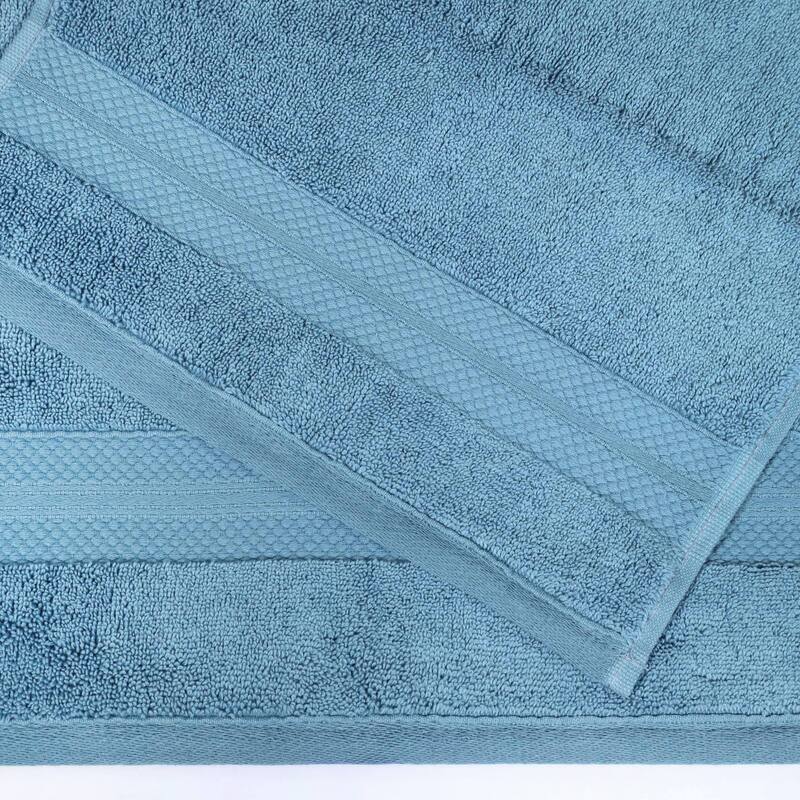 Superior Turkish Cotton 12 Piece Solid Plush Heavyweight Towel Set