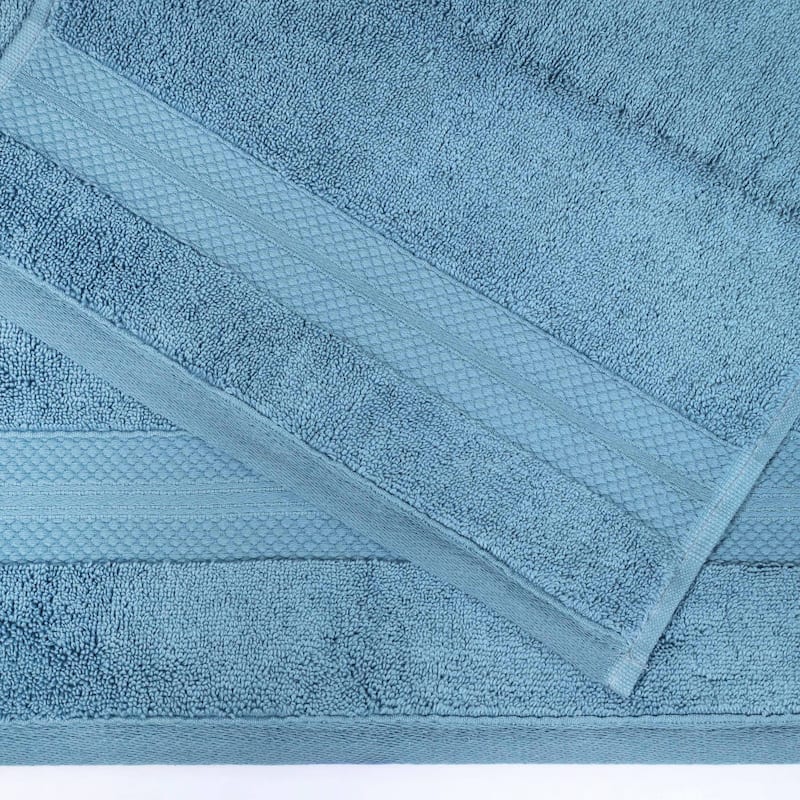 Superior Turkish Cotton Solid Heavyweight Bath Sheet Set of 2