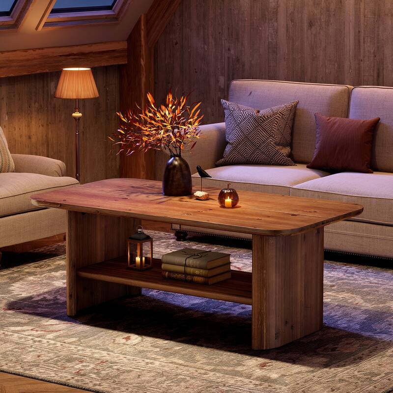 47" Rectangle Coffee Table with Storage