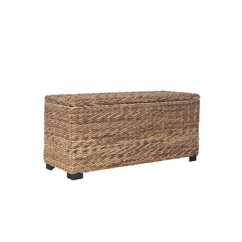 Caswell Woven Banana Leaf Storage Trunk