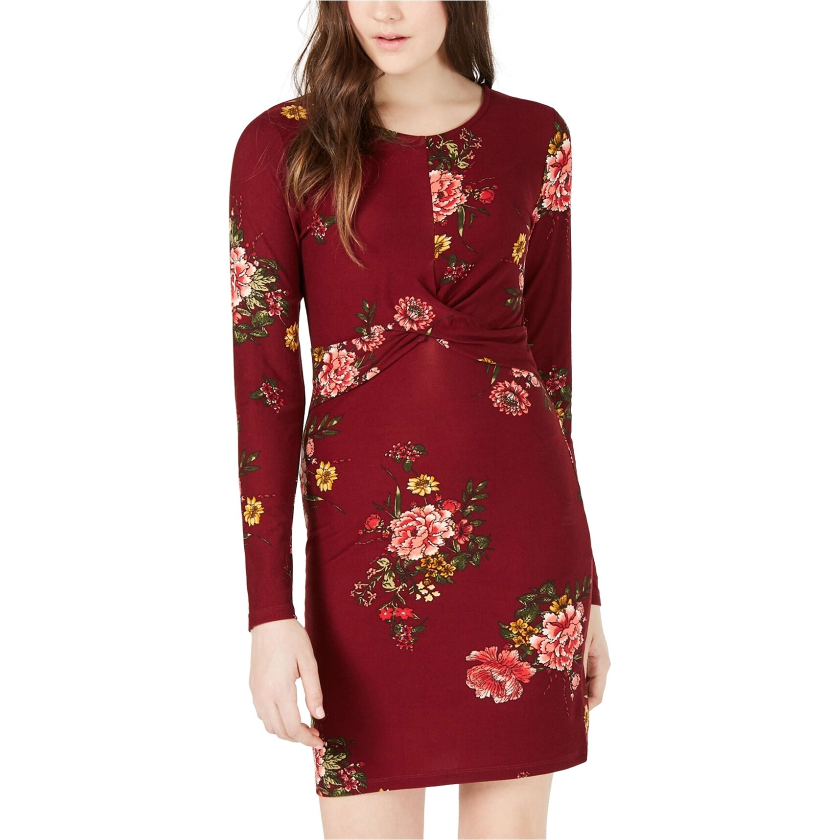 short flowy dress with sleeves Stine Goya Flowy Short Sleeve Midi Dress Melting Flowers main image 0