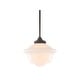 preview thumbnail 40 of 66, Cleo Adjustable Drop Metal/Glass LED Pendant, by JONATHAN Y