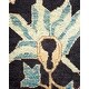 preview thumbnail 3 of 6, Eclectic, One-of-a-Kind Hand-Knotted Area Rug - Black, 9' 0" x 12' 2" - 9' 0" x 12' 2"