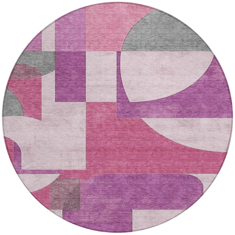 HomeRoots Geometric Modern Rectangle Outdoor Rug