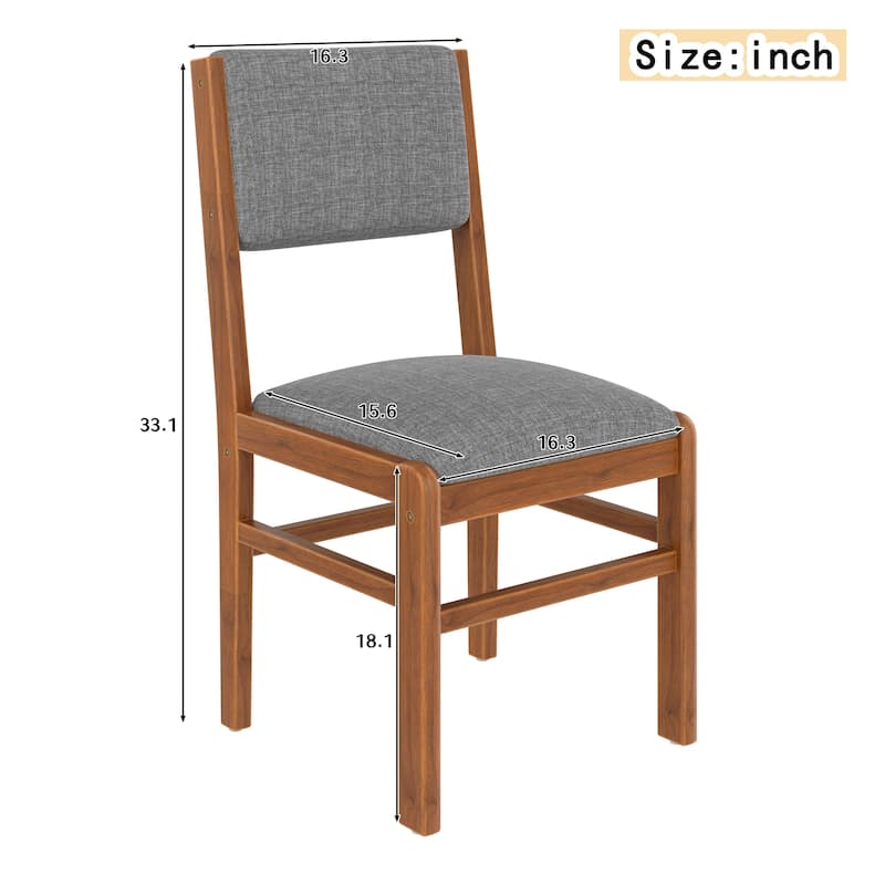 Mid Century Dining Chairs Set of 4, Kitchen & Dining Room Side Chairs