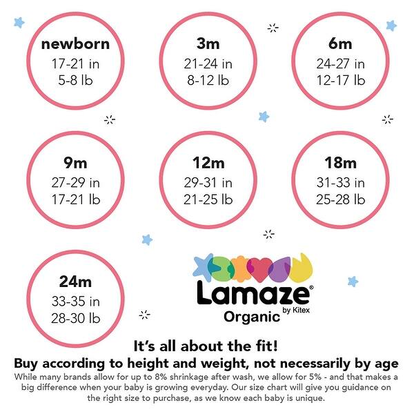 Boy Lamaze Organic Baby Organic Baby//Toddler Girl Unisex Shorts