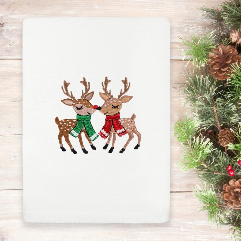 Authentic Hotel and Spa Christmas Kisses Hand Towel