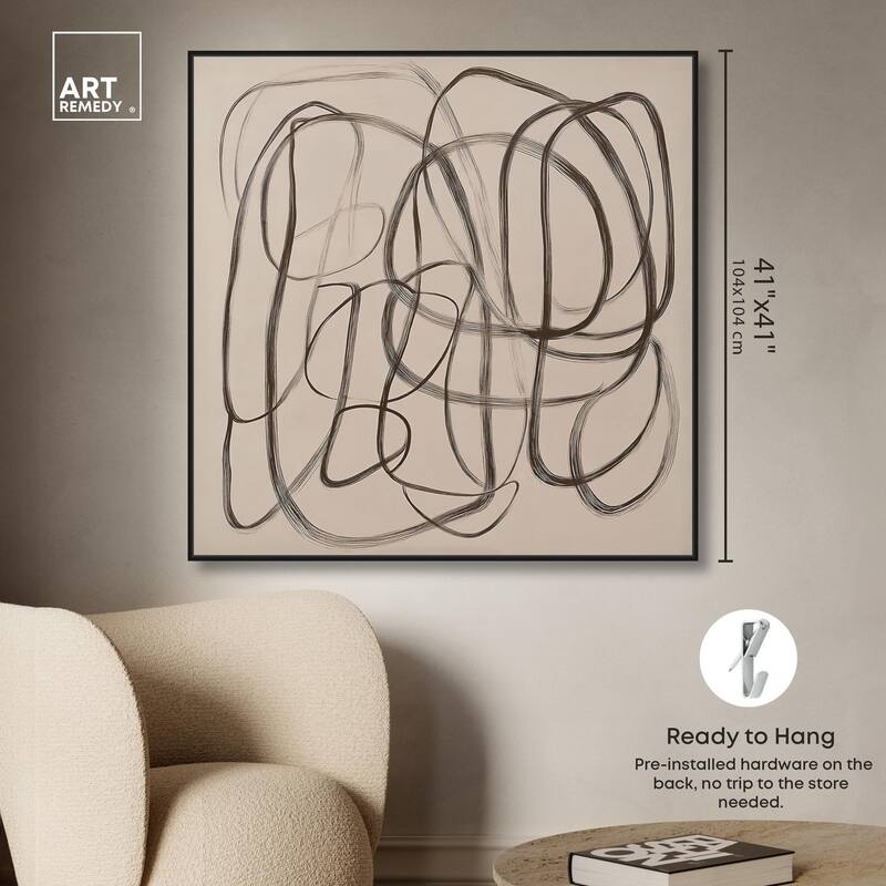 Unbroken Line II Canvas by Art Remedy