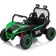 preview thumbnail 15 of 33, 24V 2 Seater Ride on UTV Kids Car with Remote Control Green