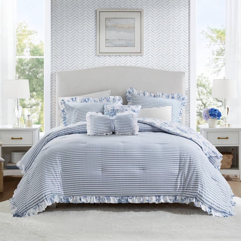 Madison Park Essentials Adele Comforter Set with Decorative Pillows