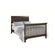 preview thumbnail 3 of 3, Taylor 57" Wide Farmhouse Convertible Crib, River Rock Brown