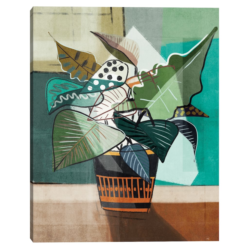 Potted Patterns by Belle Maison Canvas Art Print