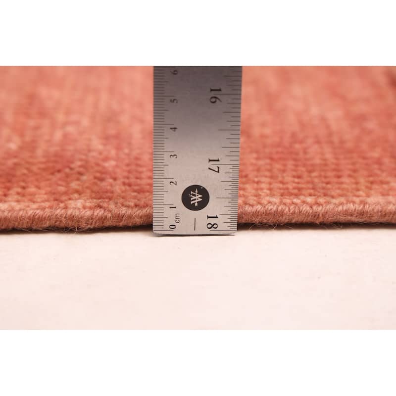 ECARPETGALLERY Hand-knotted Pak Finest Gabbeh Copper Wool Rug - 7'8 x 9'11