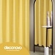 preview thumbnail 36 of 86, Deconovo Decorative Silver Diamond Curtains (2 Panel) 42x45 Inch-2PC - Mellow Yellow