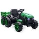 preview thumbnail 1 of 23, Ride on Tractor with Detachable Trailer, 12V 7AH Green
