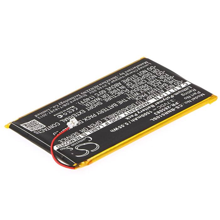 Battery for Barnes & Noble BNRV510 Nook Glowlight Plus 2015 Pocketbook PR-285083 - Black