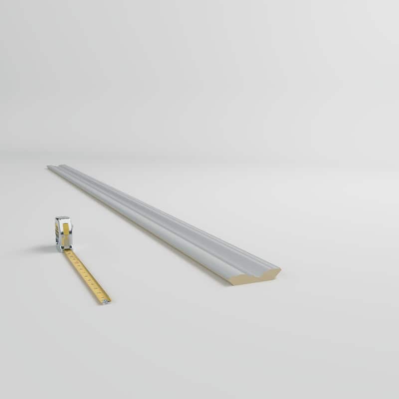 3 1/2"H x 2 7/8"P x 4 1/2"F x 94 1/2"L Shia Crown Moulding - 1-Pack