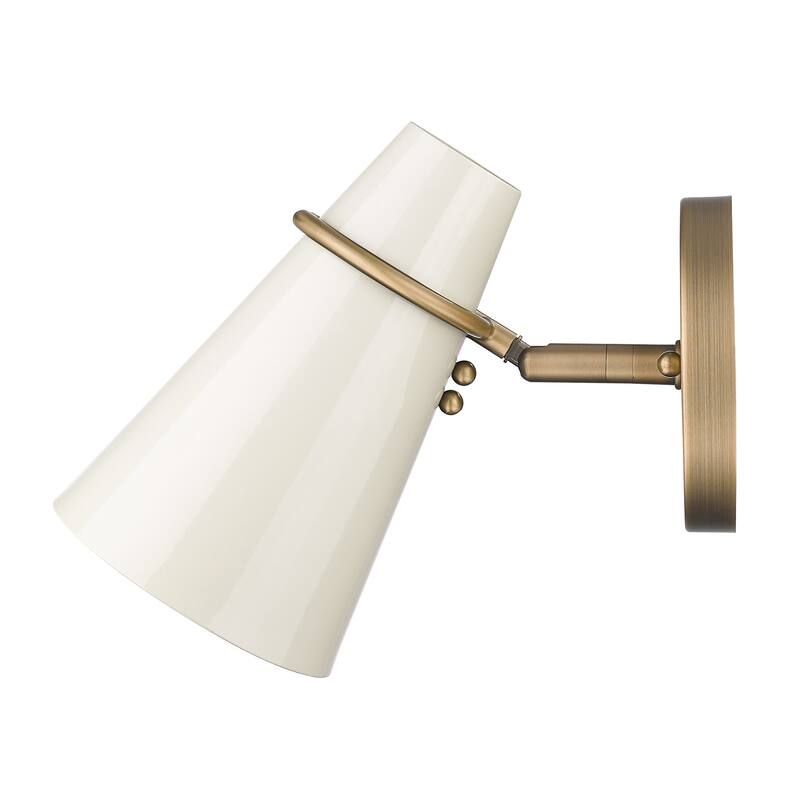 Golden Lighting 2122-1W Reeva 9" Tall Bathroom Sconce