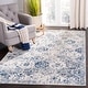 preview thumbnail 15 of 18, SAFAVIEH Madison Avery Boho Chic Distressed Area Rug - Ivory/Aqua - 5' 3" x 7' 6"