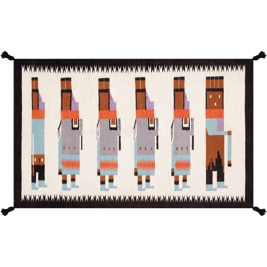 Pasargad Home Tuscany Reversible Wool Ivory Area Rug