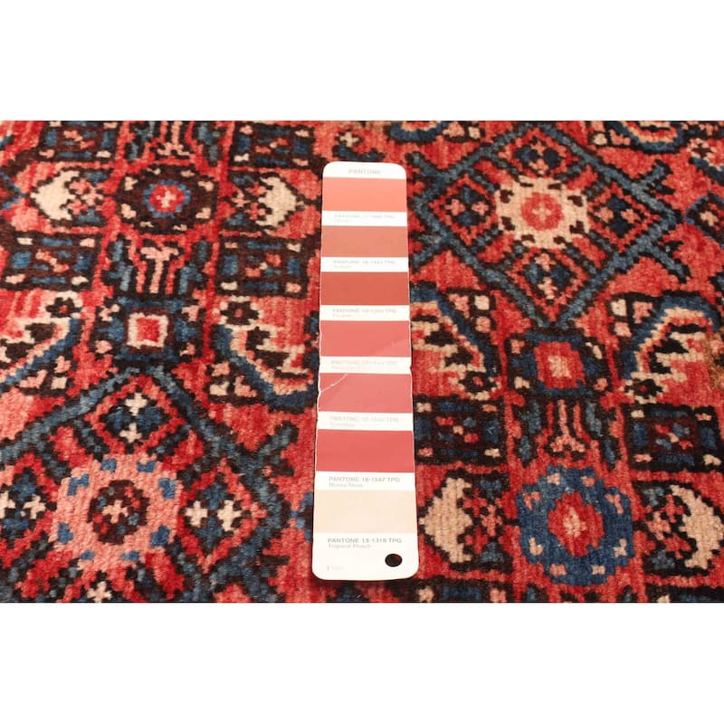 ECARPETGALLERY Hand-knotted Andelz Red Wool Rug - 3'8 x 5'6