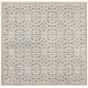 preview thumbnail 37 of 121, SAFAVIEH Handmade Cambridge Myrtis Moroccan Wool Rug 10' x 10' Square - Silver/Ivory