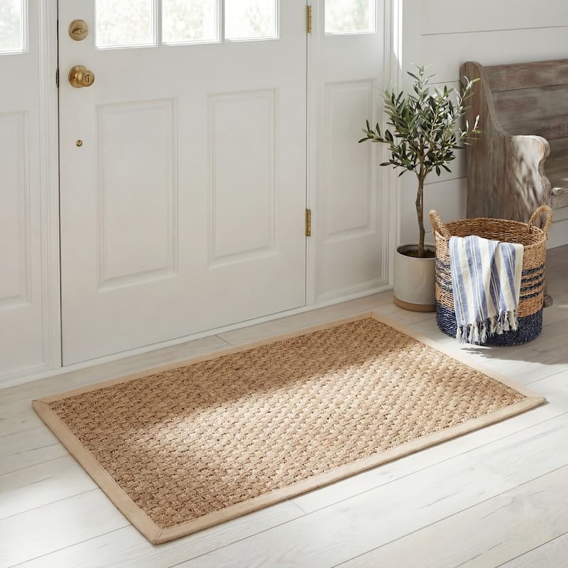 SAFAVIEH Natural Fiber Zymryd Basketweave Seagrass Rug