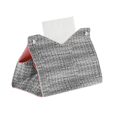 1Pcs Durable Woven Pattern Tissue Box Cover for Living Room Table Desk