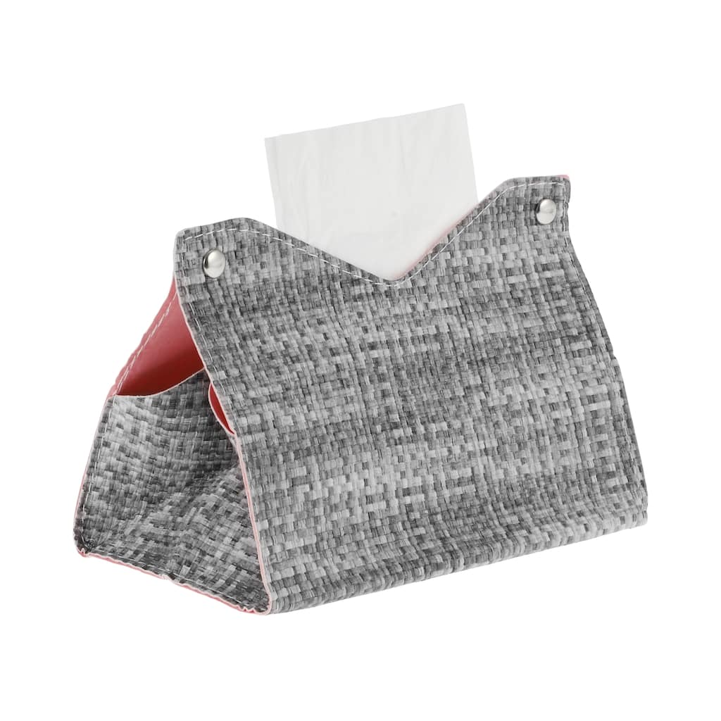 1Pcs Durable Woven Pattern Tissue Box Cover for Living Room Table Desk