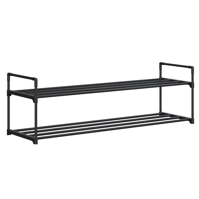 Shoe Rack - Shoe Organizer by Home-Complete (Black)