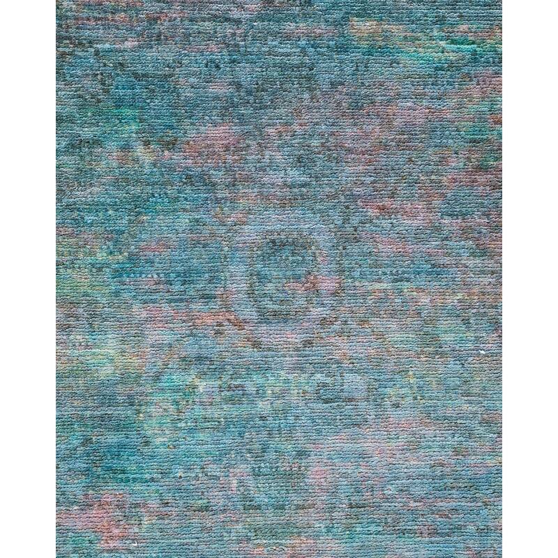 Vibrance, One-of-a-Kind Hand-Knotted Runner Rug - Multi, 3' 1" x 10' 7" - 3' 1" x 10' 7"
