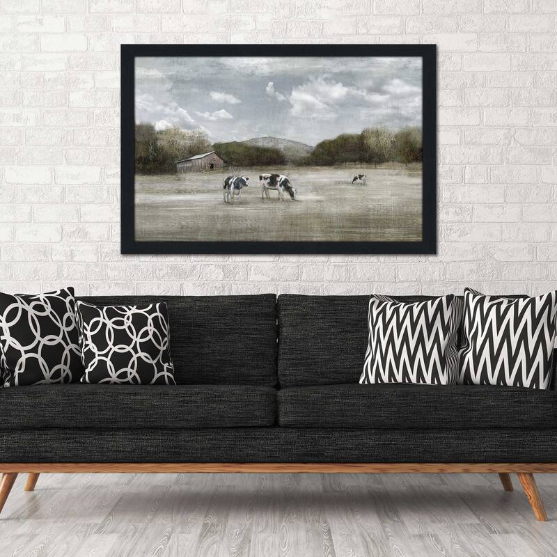"Country Satisfaction (Horizontal)" by Nan Print on Acrylic