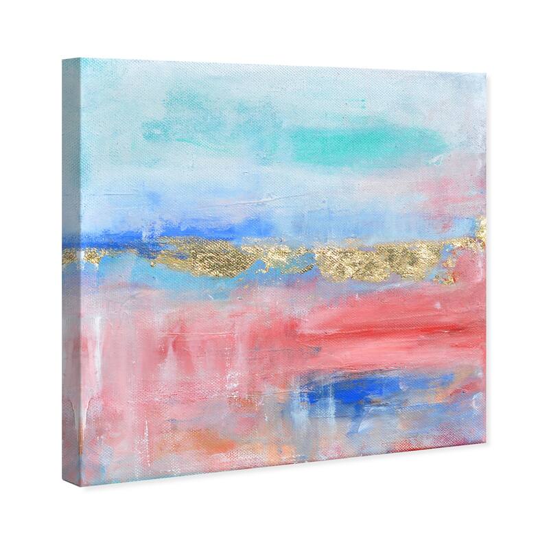 Wynwood Studio Prints Abstract Faded Gold and Metallic Gold Modern & Contemporary Wall Art
