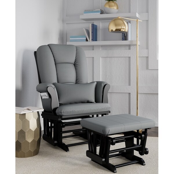 tuscany custom upholstery glider and ottoman