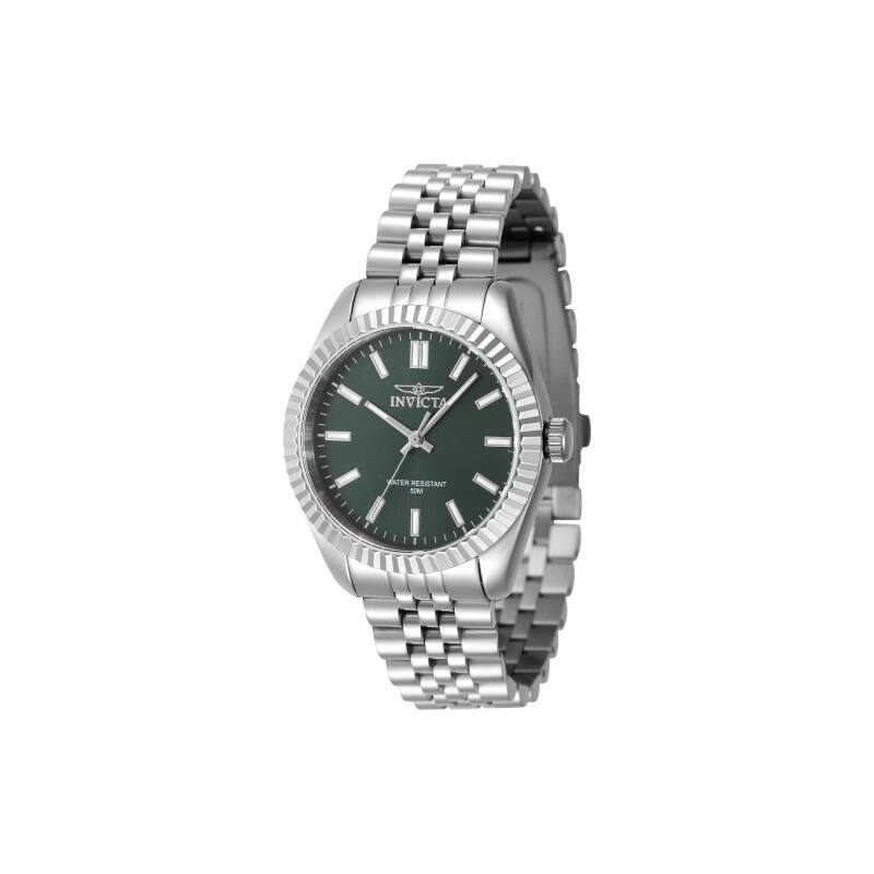 Invicta Women's 47496 Specialty Quartz 3 Hand Green Dial Watch
