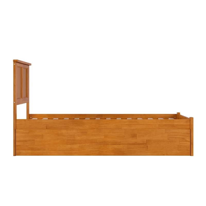 Madison Platform Bed with Footboard and Twin Trundle