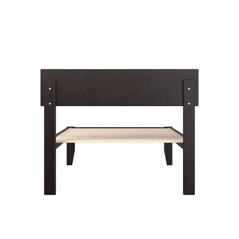 Boston Twin XL Platform Bed in Espresso