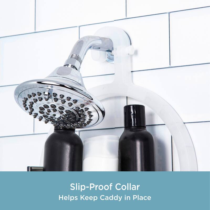 Kenney Small Frosted Hanging Shower Caddy 5" D x 10" W x 20" H Bed Bath & Beyond 39684351