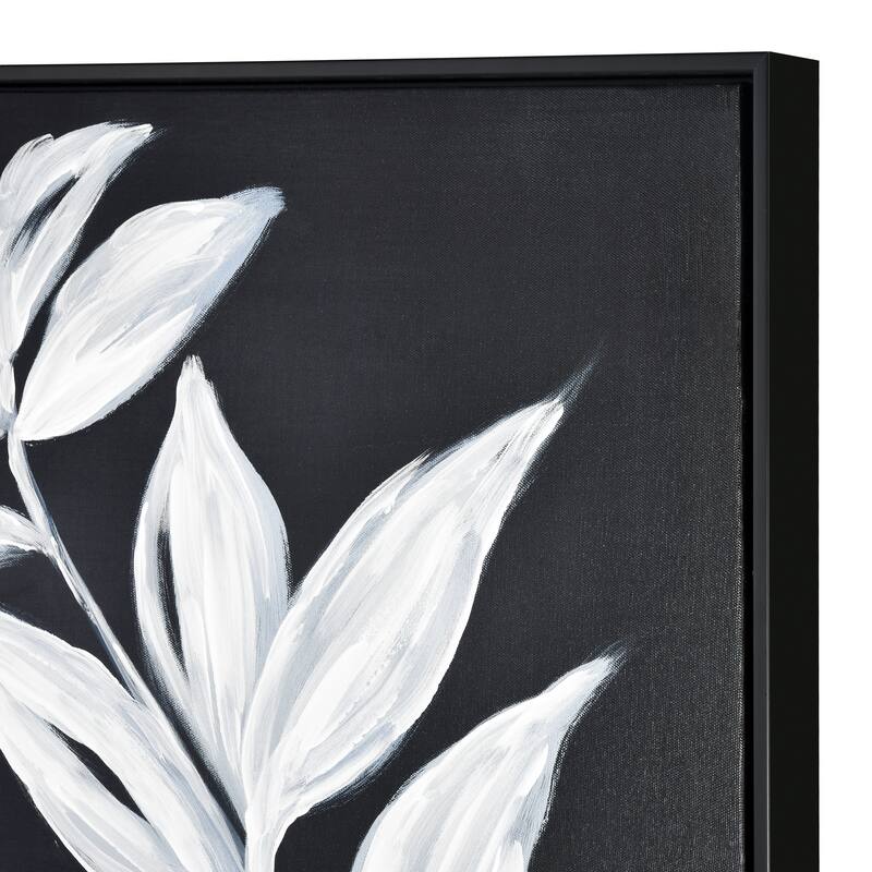 Elk Home Silhouette Black Fabric 24.75 Inch Wide Wall Art