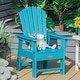 preview thumbnail 12 of 41, Costway Patio Kids' Adirondack Chair Seat Weather Resistant for Ages - See Details