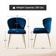 preview thumbnail 29 of 88, Barbara Contemporary Upholstered Side Chair with Small Base Set of 2 by HULALA HOME