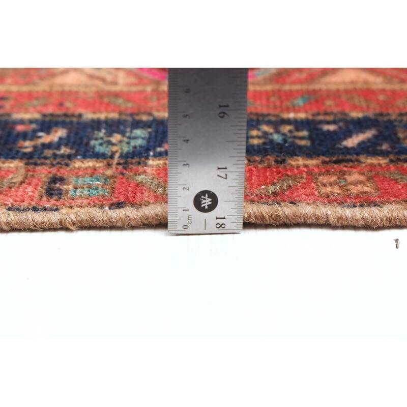 ECARPETGALLERY Hand-knotted Antalya Vintage Dark Red Wool Rug - 3'0 x 10'7