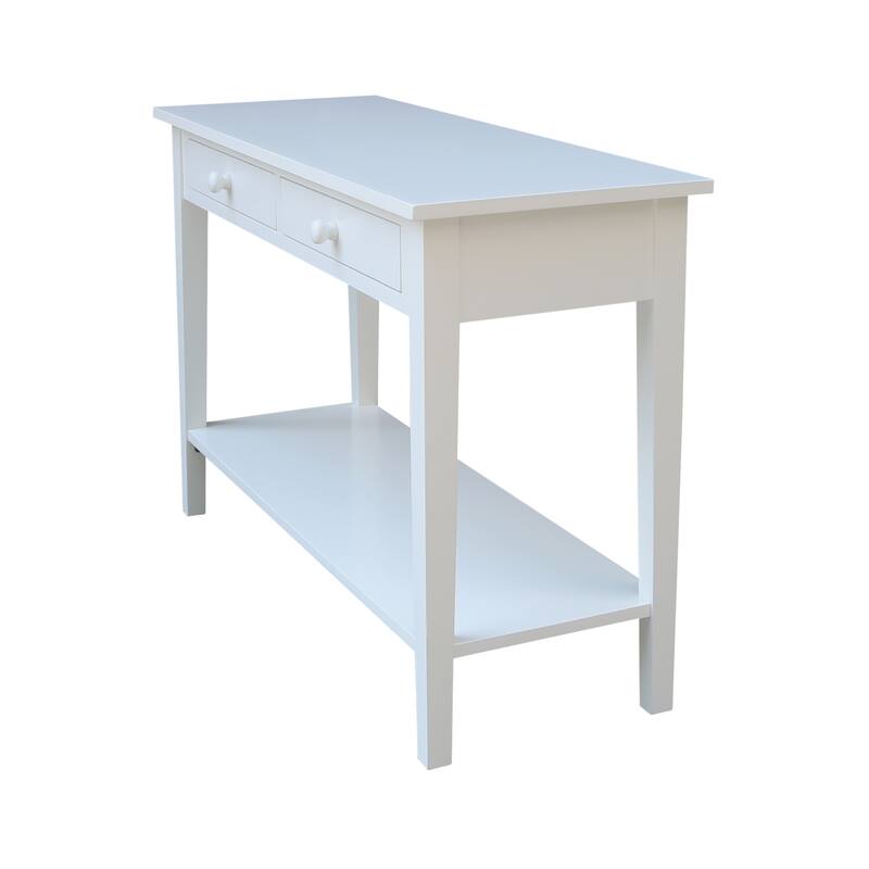 Spencer Solid Parawood Sofa Server Table - 48 in. W x 17 in. D x 30 in. H