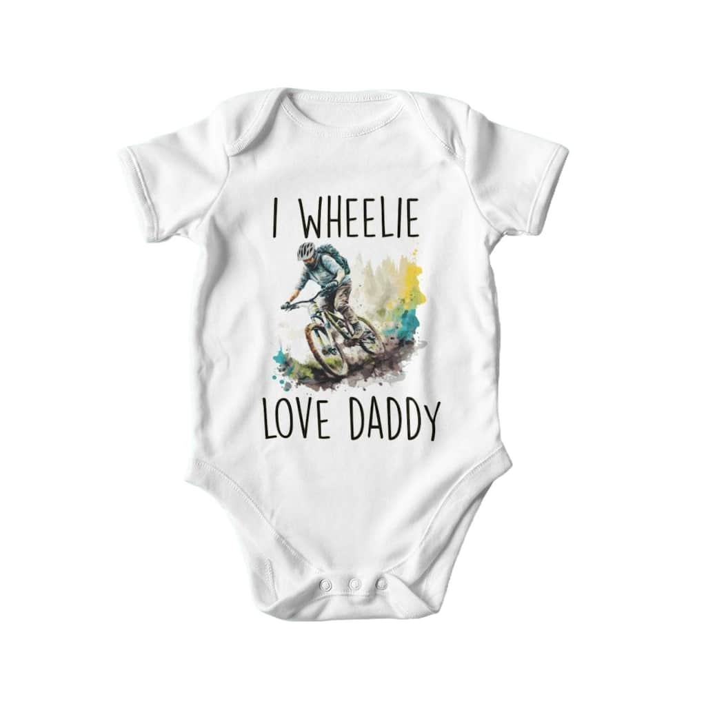 Mountain Bike - Baby Boy Girl Clothes Infant Bodysuit Funny Cute Newborn