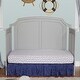 preview thumbnail 9 of 7, HomeRoots Gray Solid and Manufactured Wood Standard Four In One Convertible Crib - 56