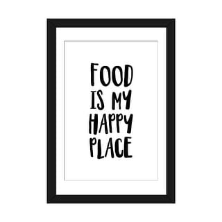 iCanvas "Food Is My Happy Place" by Pixy Paper