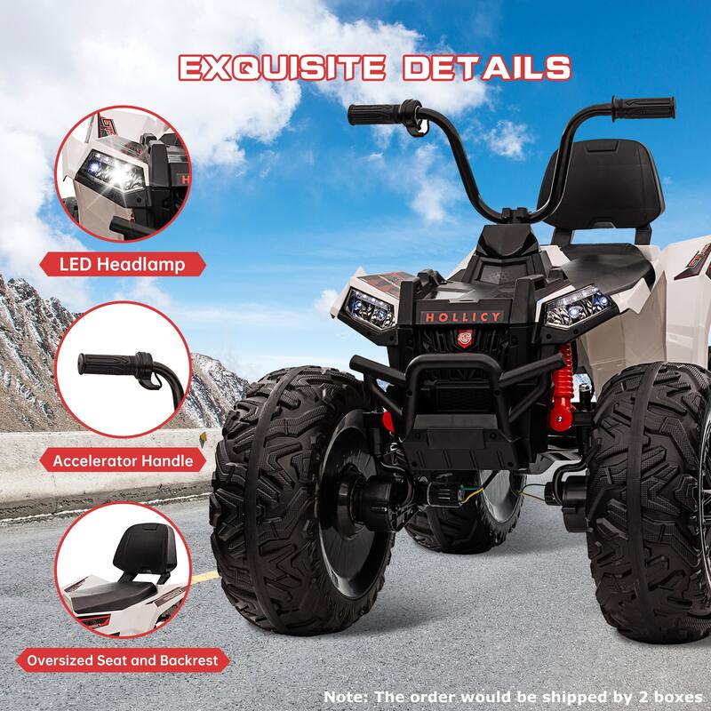 24V ATV Ride on Car 4WD Quad Electric Vehicle